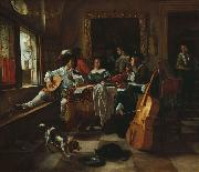 Jan Steen The Family Concert (1666) by Jan Steen Spain oil painting artist